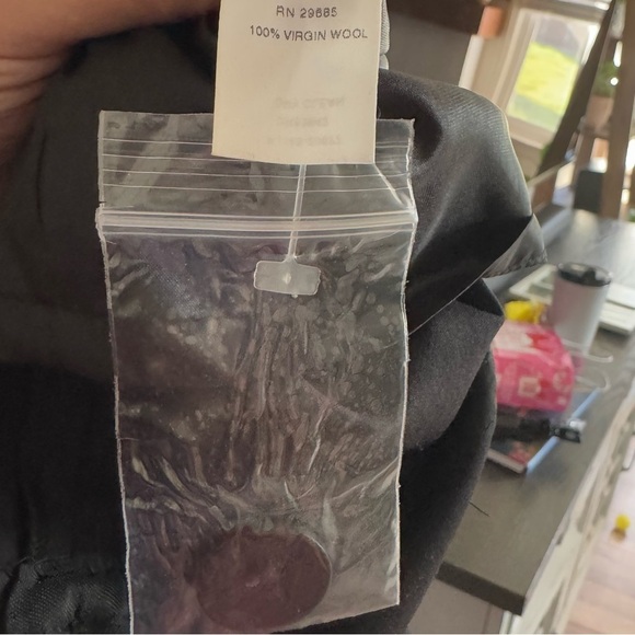 Vintage Pendleton Sheath Midi Dress. Virgin Wool Black - Picture 4 of 4